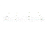 52-17991-3 Federal Industries Shelf Glass Top