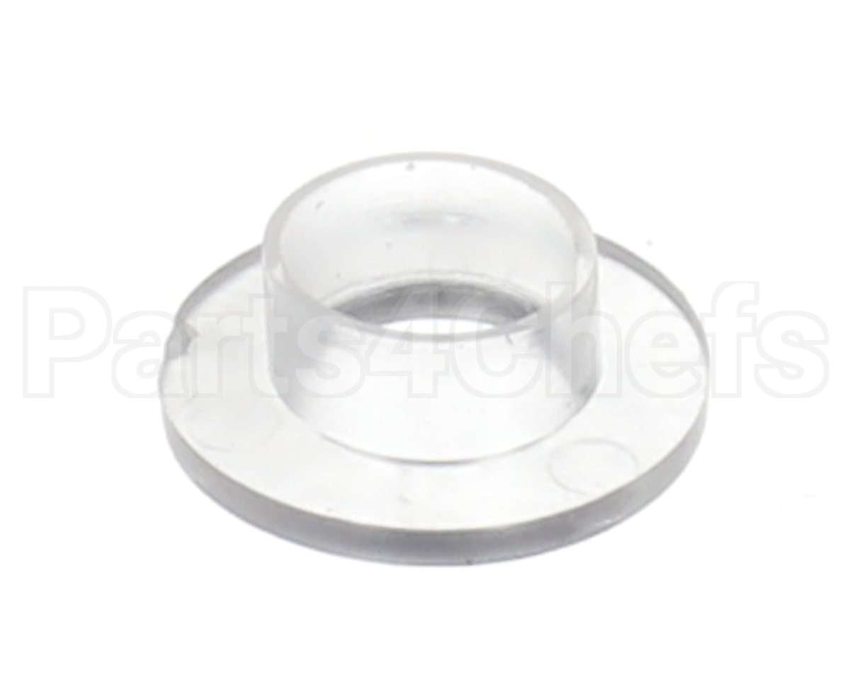 522028 Duke Washer, Flanged, Clear, Vinyl
