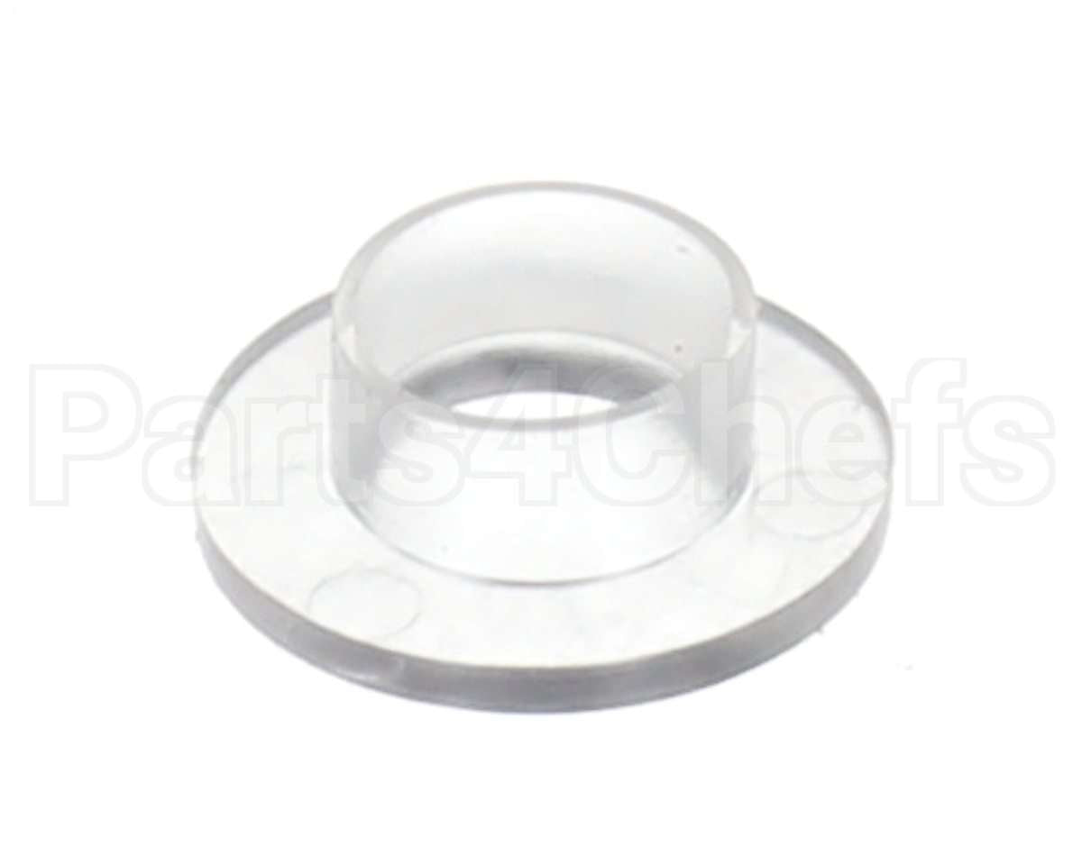 522028 Duke Washer, Flanged, Clear, Vinyl