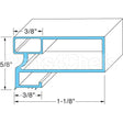 5304506125 Compatible Arctic Air Door Gasket 31 1/4" X 61 5/8"