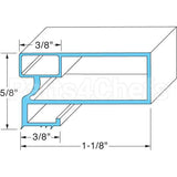 5304506125 Compatible Arctic Air Door Gasket 31 1/4" X 61 5/8"