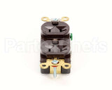 5352AB Hubbell Lighting Duplex Rcpt Brown 20A 125V