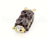 5352AB Hubbell Lighting Duplex Rcpt Brown 20A 125V