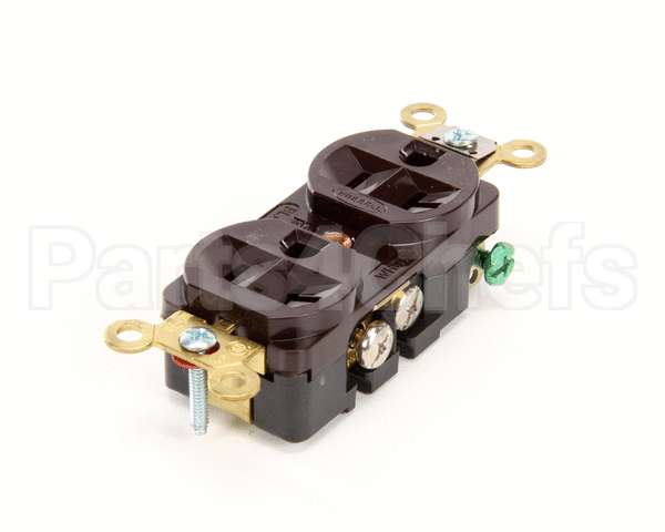 5352AB Hubbell Lighting Duplex Rcpt Brown 20A 125V