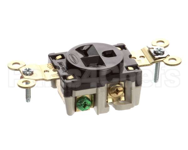 5461 Hubbell Lighting Sgl Wall Receptacle Wdyrc