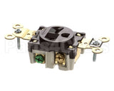 5461 Hubbell Lighting Sgl Wall Receptacle Wdyrc