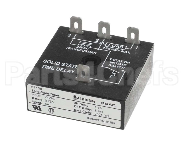 54G57 Lennox Timer Delay Relay, On 1 Sec, Off 8 Sec,