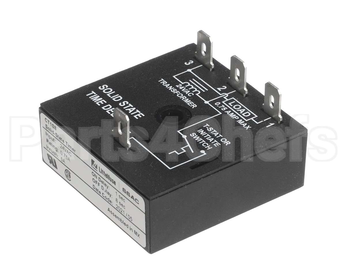 54G57 Lennox Timer Delay Relay, On 1 Sec, Off 8 Sec,
