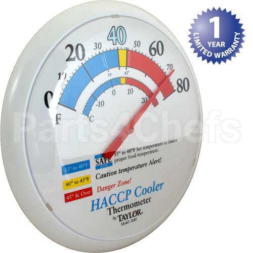 5680 Compatible Taylor Thermometer Thermometer(13.25"Od, 0/80F)