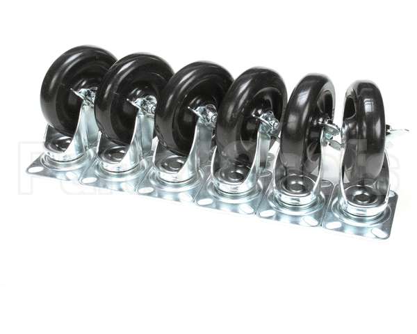 57785 Perlick Caster Kit, Set Of 6, 6 1/8