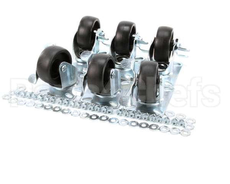57787 Perlick Caster Kit, Set Of 6, 3.75