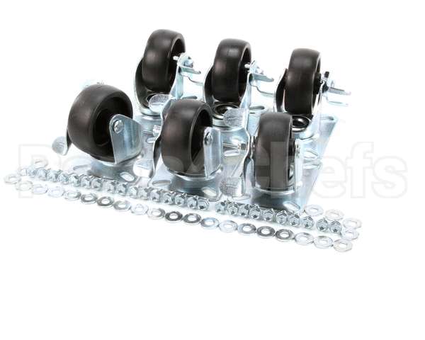 57787 Perlick Caster Kit, Set Of 6, 3.75