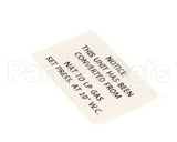 57865 Blodgett Label,Conversion Nat->Lp