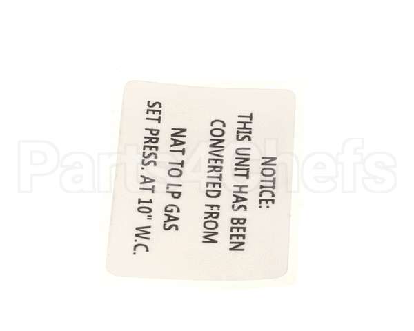 57865 Blodgett Label,Conversion Nat->Lp