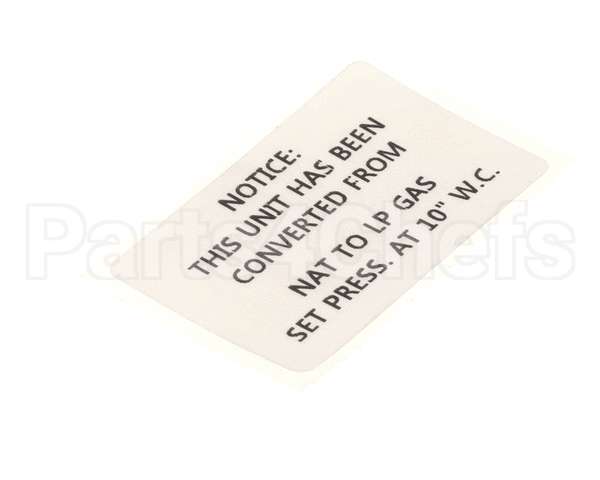 57865 Blodgett Label,Conversion Nat->Lp