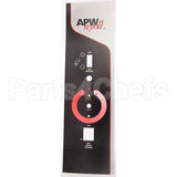 58173 Compatible Apw Control Plate Label M-95-2