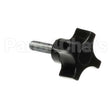 5911-7014 Oliver Knob-Fluted1/4-20Studrd#Dk-85