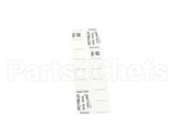 59565 Henny Penny Menu Card - Hp Gm