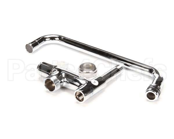 5AFL10 T&S Brass Faucet, Add-On For Pre-Rinse, 10 Swing N