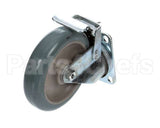 PC175-1 Biro Caster, 5 In. Dia, Total Lock Swivel