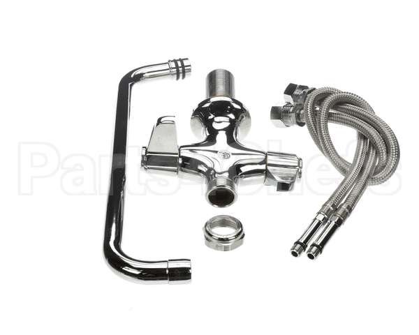 5F-2SLX12 T&S Brass Faucet Deck Mount Single Hole Base 18
