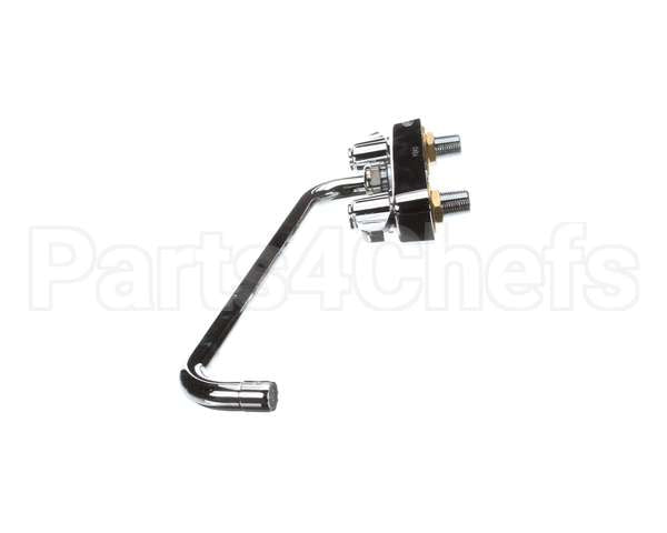 5F-4CLX12 T&S Brass Equip Workboard Faucet 4 Cc Deck Mount