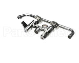 5F-4DLX12 T&S Brass Faucet Deck Mount 4 Centers 12 Swing