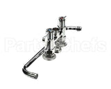 5F-4DLX14 T&S Brass Faucet, Deck Mount, 4 Centers, 14 Swing