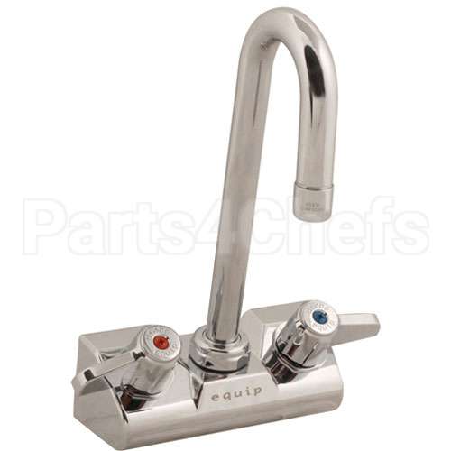 5F-4WLX03 Compatible TS Brass Faucet, 4"Wall, 3"Gsnk, Leadfree