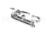 5F-8WLX05 T&S Brass Faucet Wall Mount 8 Centers 512 Swi
