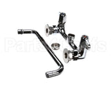 5F-8WLX12 T&S Brass Faucet, Wall Mount, 8 Centers, 12 Swing
