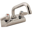 5F4WLX06 Compatible TS Brass Faucet, 4"Wall, 6"Spt, Leadfree