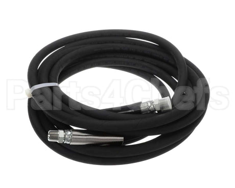 5HR-2HSE-25 T&S Brass 3/8 X 25' Equip Hose, Black, Medium Pres