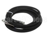 5HR-2HSE-25 T&S Brass 3/8 X 25' Equip Hose, Black, Medium Pres