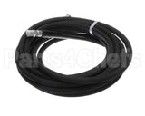 5HR-2HSE-25 T&S Brass 3/8 X 25' Equip Hose, Black, Medium Pres