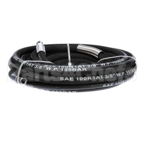 5HR-2HSE-35 T&S Brass 3/8 X 35' Equip Hose, Black, Medium Pres