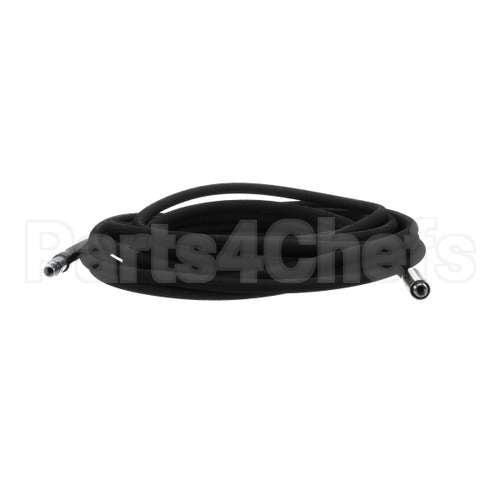 5HR-2HSE-50 T&S Brass 3/8 X 50' Equip Hose, Black, Medium Pres