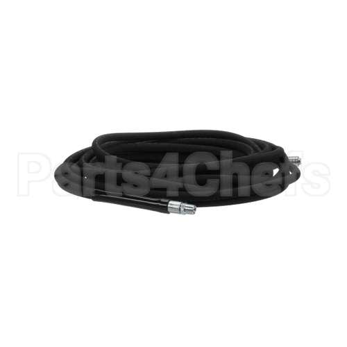 5HR-2HSE-50 T&S Brass 3/8 X 50' Equip Hose, Black, Medium Pres