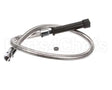 5HSE44 T&S Brass Hose, 44 Flex Stainless Steel, Black Han