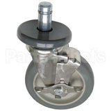 5MPB Compatible Intermetro Stem Caster (W/Brake) 5" Wheel 1" Tubing