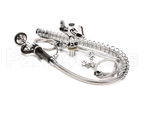 5PR-2S00 T&S Brass Pre-Rinse, Single Hole Base, 18 Flexible