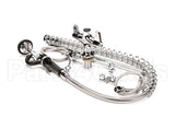 5PR-2S00 T&S Brass Pre-Rinse, Single Hole Base, 18 Flexible
