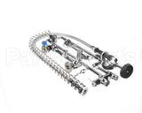 5PR-8W14 T&S Brass Pre-Rinse, Wall Mount Base, 8 Centers, 6
