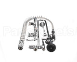 5PR-8W14 T&S Brass Pre-Rinse, Wall Mount Base, 8 Centers, 6