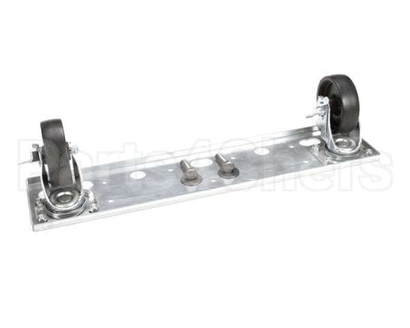 6-501 Continental Refrigeration Caster Plate Asy Reach-In Fr/Rr (4 W/Bra