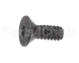 60069502 Pitco Screw,10-24 X 1/2 Fh Hex Skt Blk