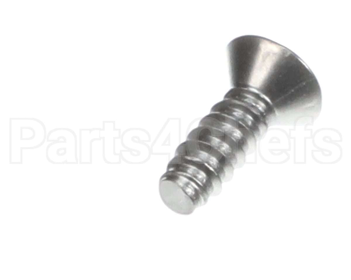 601-106A Beverage Air Screw Pfsm #8 X 1/2 Ss