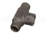 60137601 Pitco Tee,Steel 1/2 M X M X F