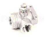 60207501 Pitco Valve,Ball Sst 1/2 Npt-3 Way
