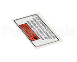 60226 Henny Penny Label-Oil Level Warning, Fre